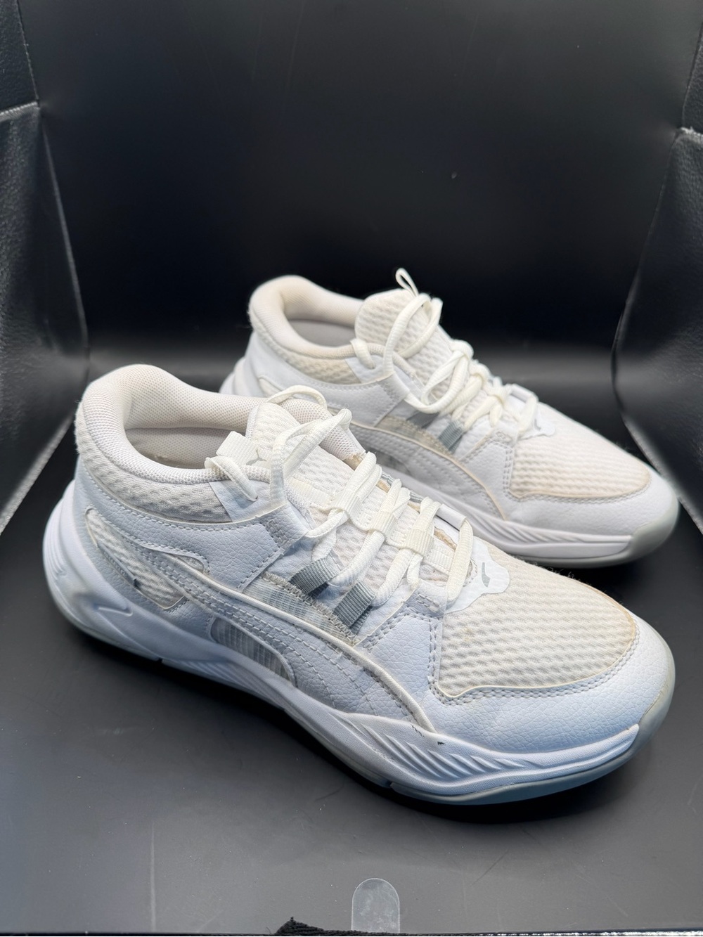 Puma White Mesh Athletic Training Sneakers Women’s Size 5.5
